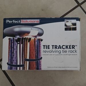 Perfect Solutions Tie Tracker Revolving Tie Rack